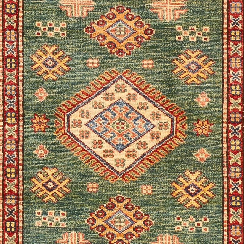 Tappeto corsia Tappeto Ziegler - Kazak - 302 x 78 cm - verde