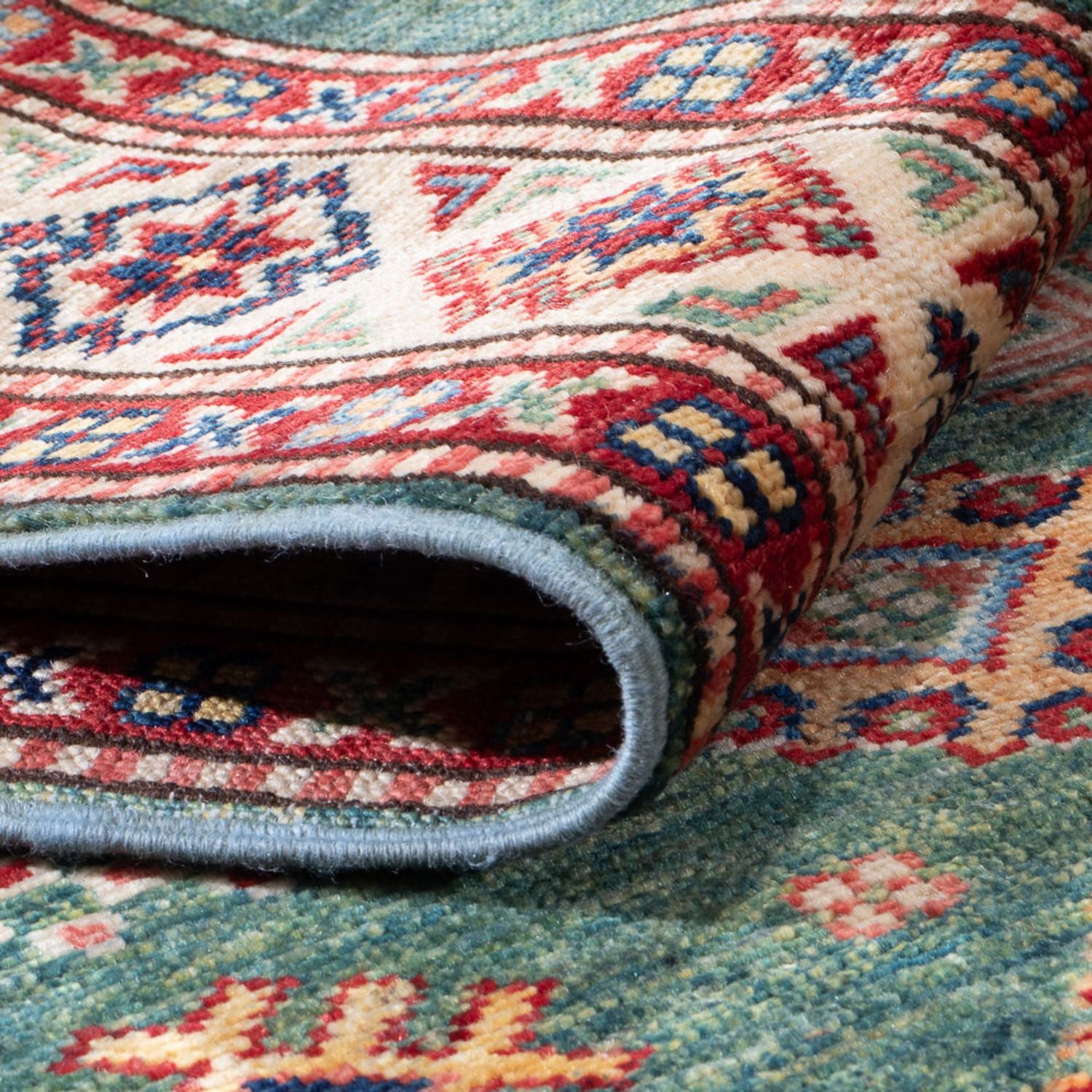 Tappeto corsia Tappeto Ziegler - Kazak - 302 x 78 cm - verde
