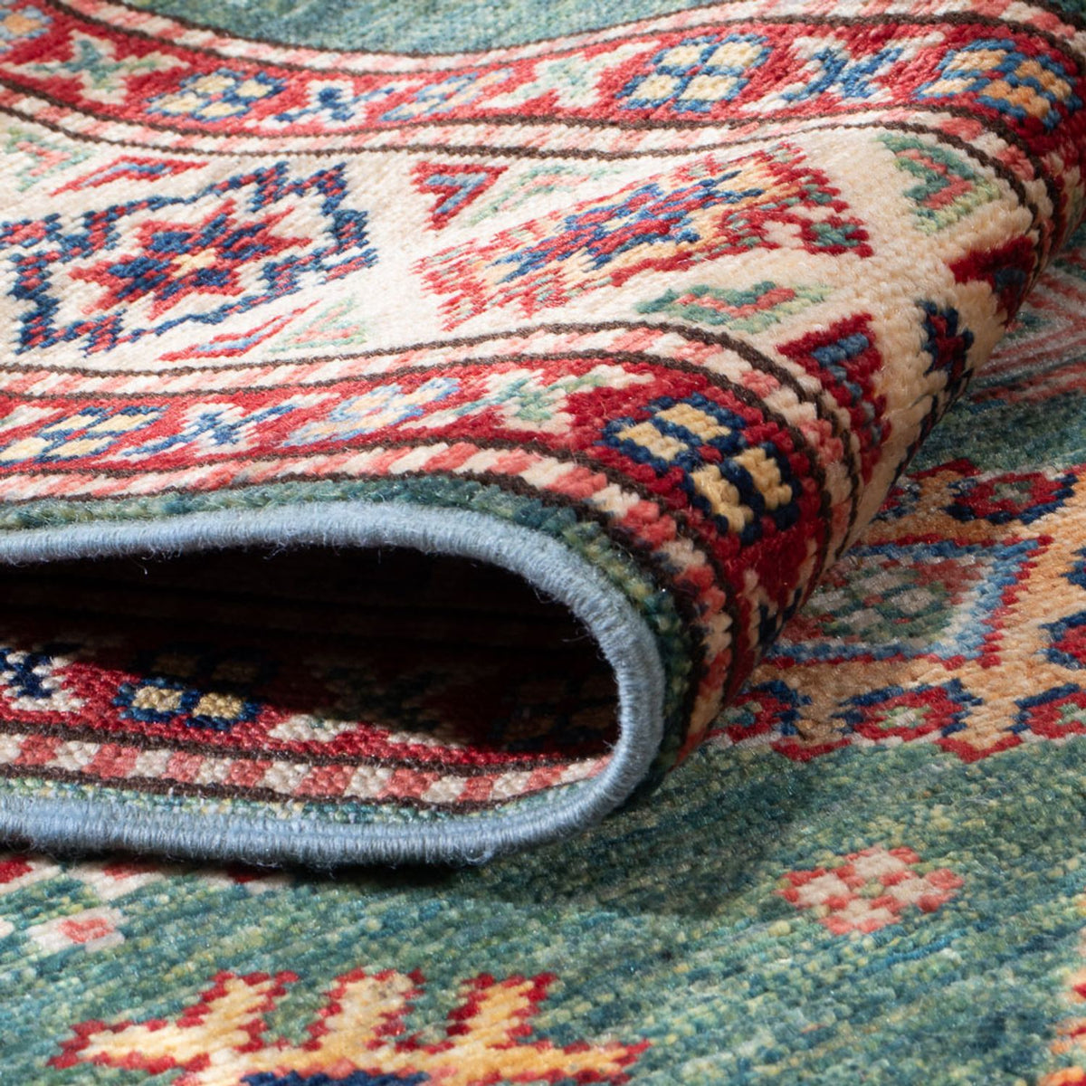 Tappeto corsia Tappeto Ziegler - Kazak - 302 x 78 cm - verde