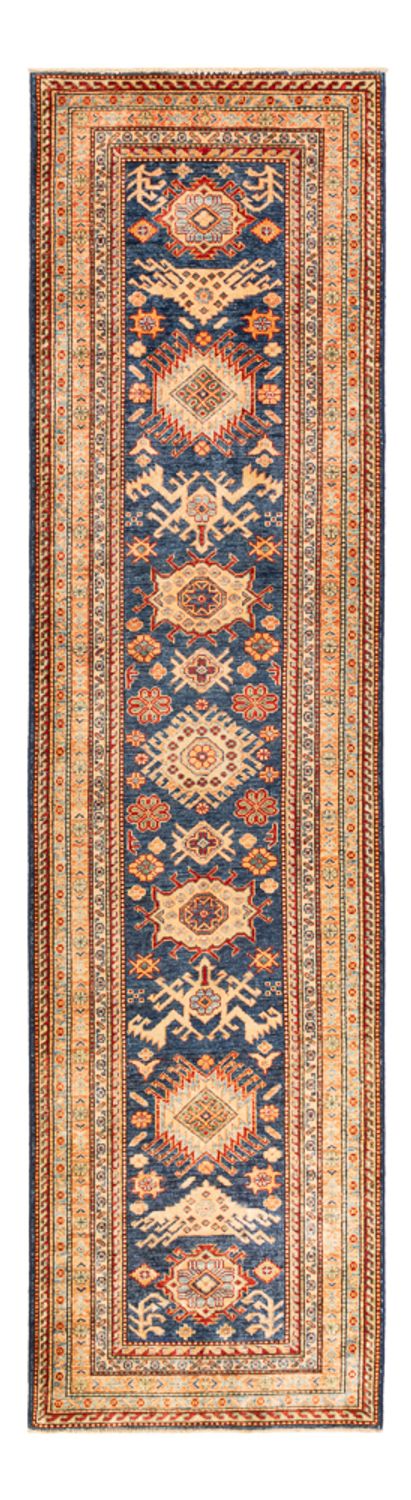 Tappeto corsia Tappeto Ziegler - Kazak - 304 x 80 cm - blu scuro