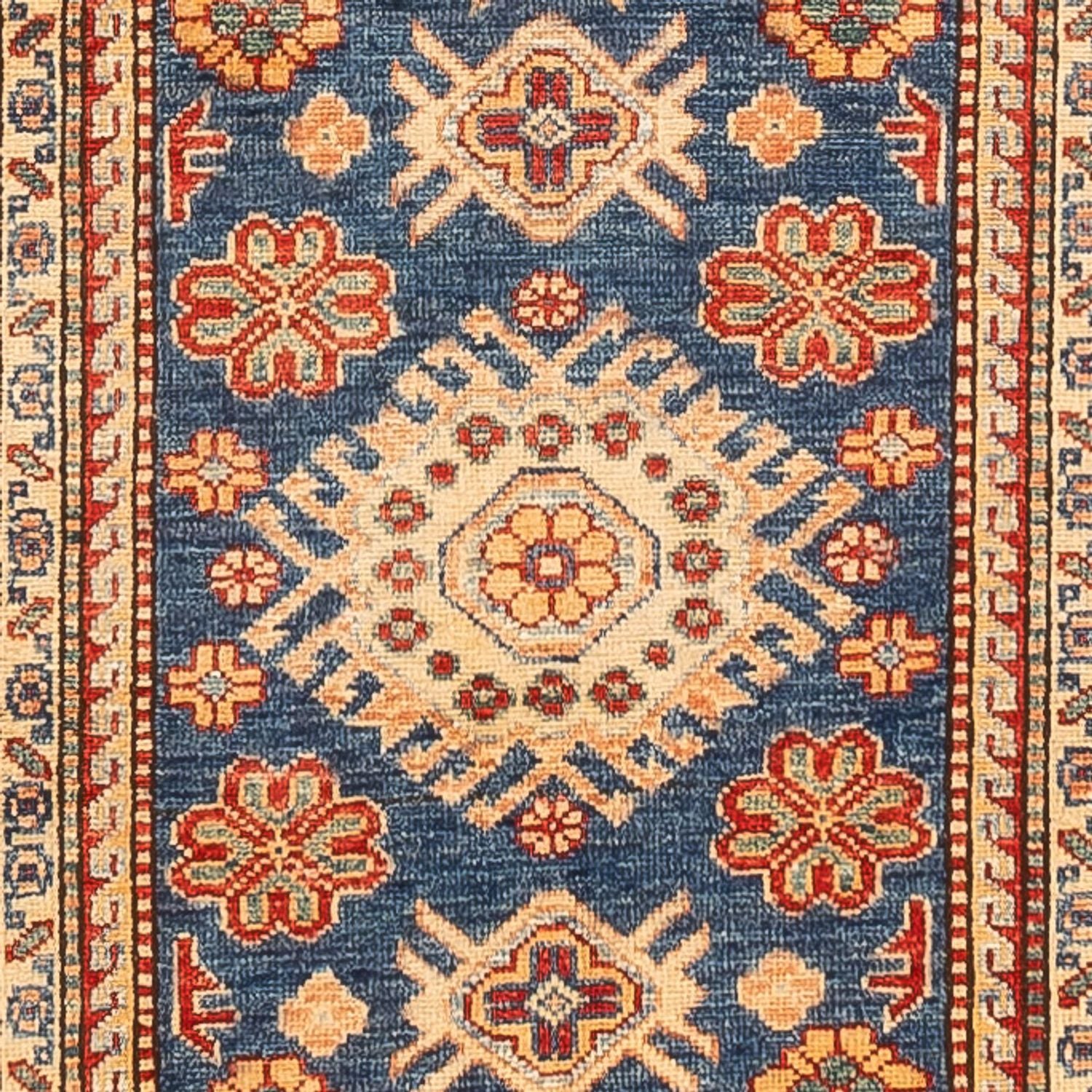 Tappeto corsia Tappeto Ziegler - Kazak - 304 x 80 cm - blu scuro