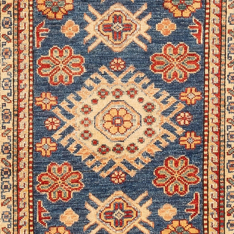 Tappeto corsia Tappeto Ziegler - Kazak - 304 x 80 cm - blu scuro