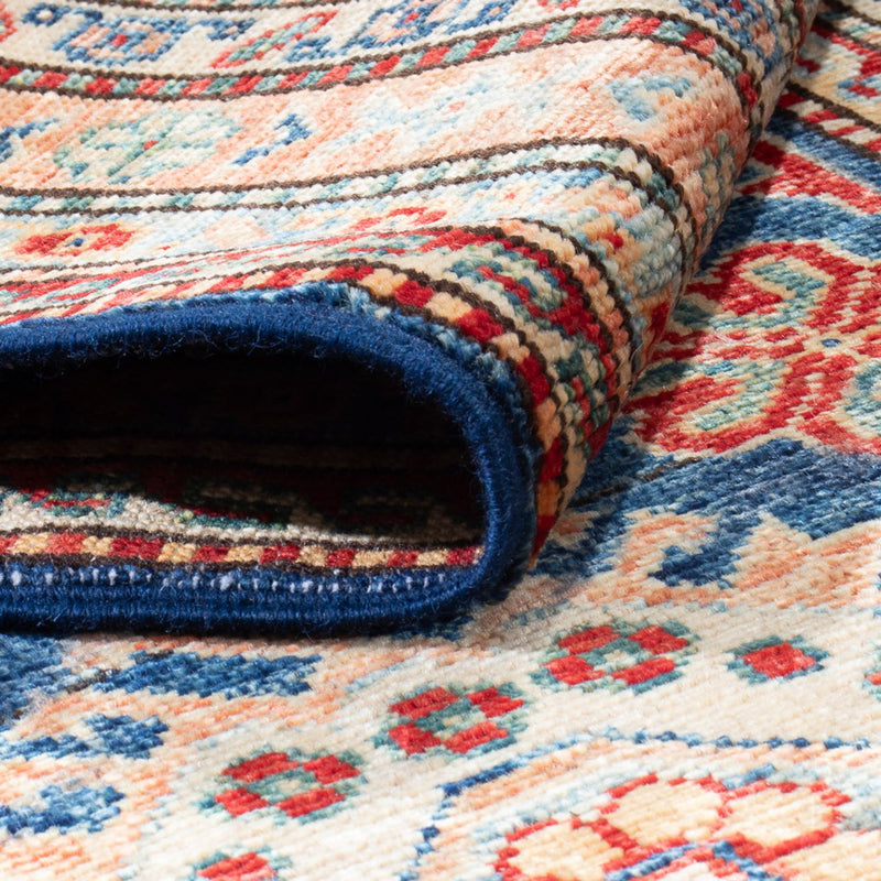 Tappeto corsia Tappeto Ziegler - Kazak - 304 x 80 cm - blu scuro