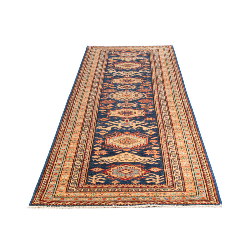 Tappeto corsia Tappeto Ziegler - Kazak - 304 x 80 cm - blu scuro