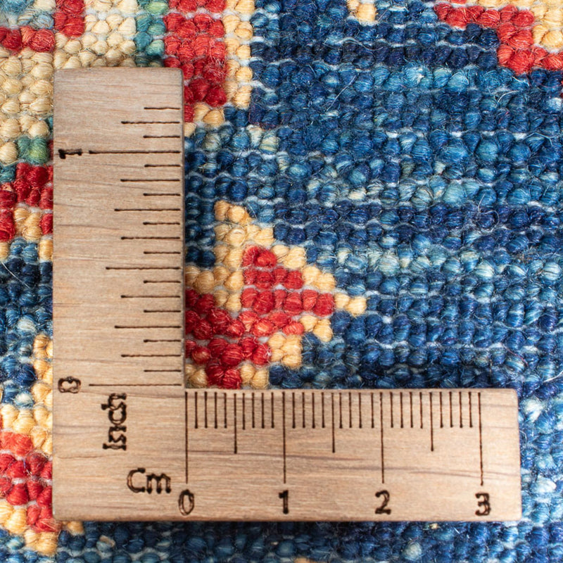 Tappeto corsia Tappeto Ziegler - Kazak - 304 x 80 cm - blu scuro
