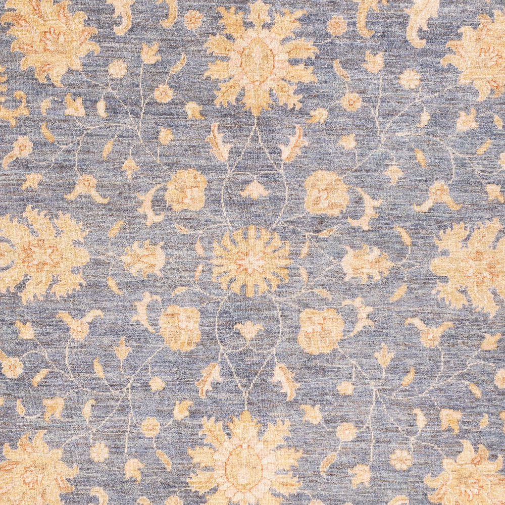 Tappeto Ziegler rotondo  - 247 x 248 cm - blu petrolio