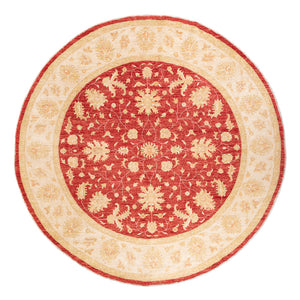 Tappeto Ziegler rotondo  - 247 x 247 cm - rosso