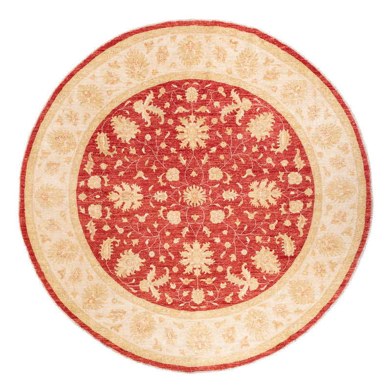 Tappeto Ziegler rotondo  - 247 x 247 cm - rosso