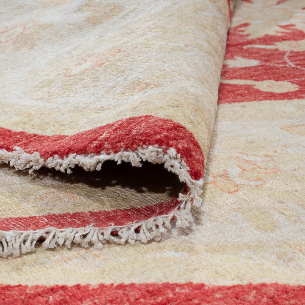 Tappeto Ziegler rotondo  - 247 x 247 cm - rosso