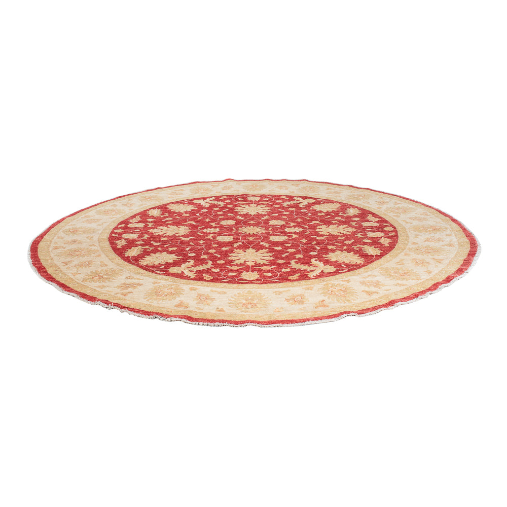 Tappeto Ziegler rotondo  - 247 x 247 cm - rosso