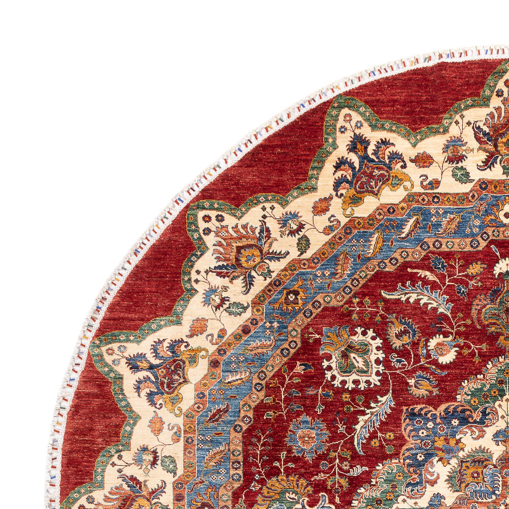 Tappeto Ziegler - Kazak rotondo  - 302 x 297 cm - multicolore