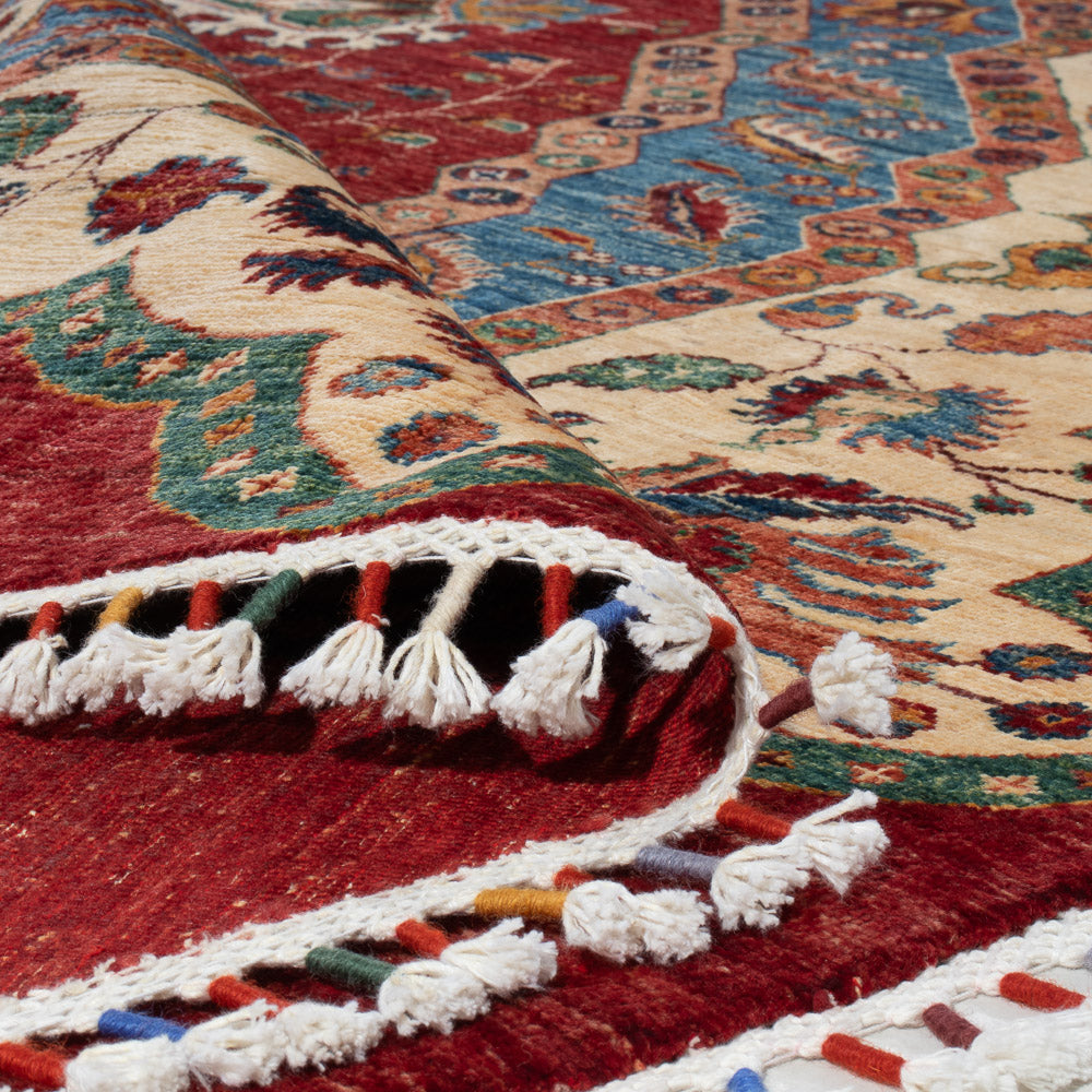 Tappeto Ziegler - Kazak rotondo  - 302 x 297 cm - multicolore