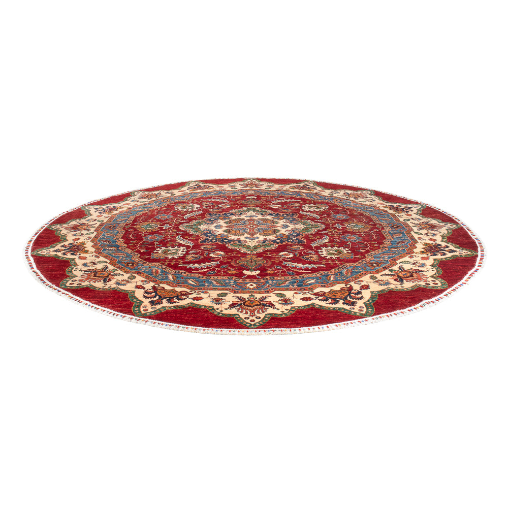 Tappeto Ziegler - Kazak rotondo  - 302 x 297 cm - multicolore