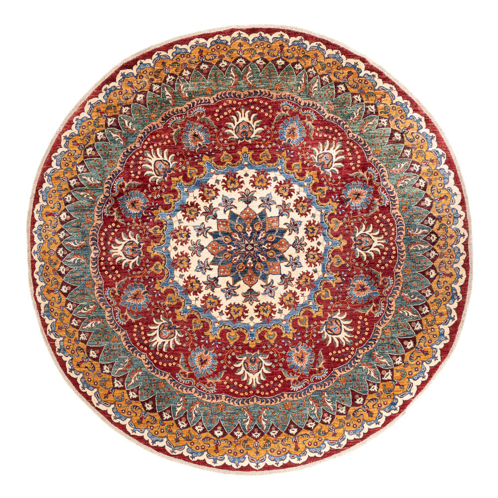 Tappeto Ziegler - Kazak rotondo  - 268 x 270 cm - multicolore