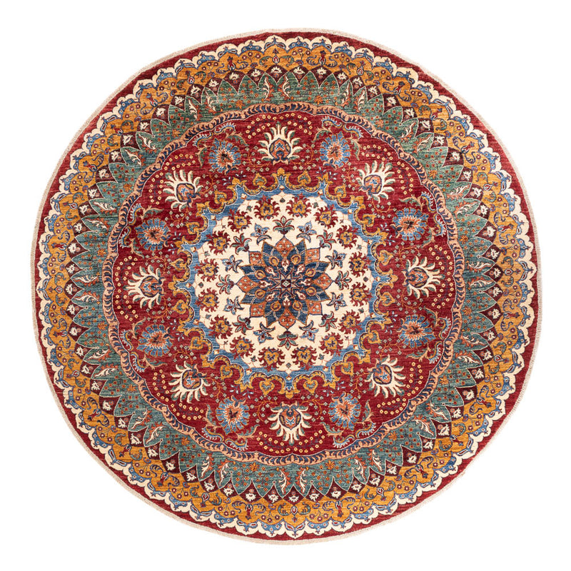 Tappeto Ziegler - Kazak rotondo  - 268 x 270 cm - multicolore