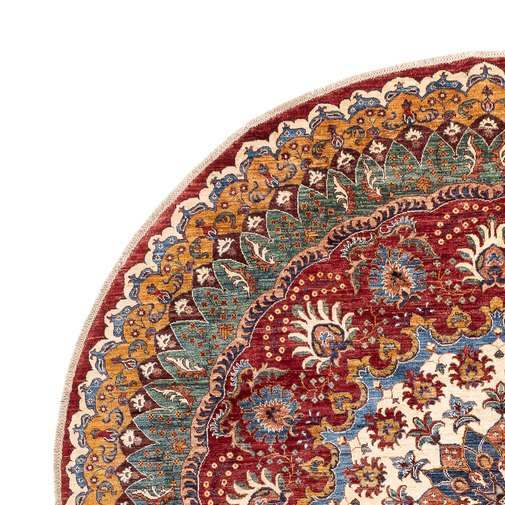 Tappeto Ziegler - Kazak rotondo  - 268 x 270 cm - multicolore