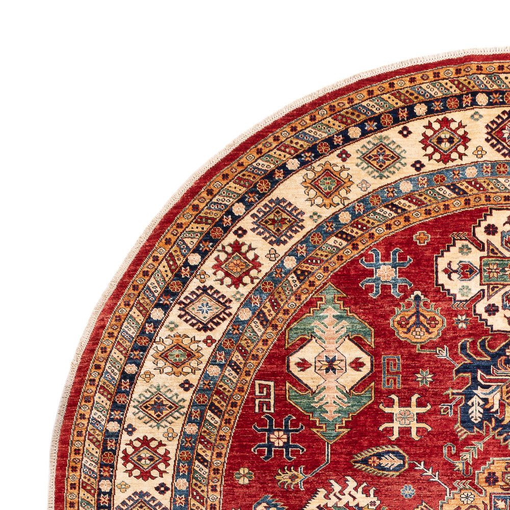 Tappeto Ziegler - Kazak rotondo  - 306 x 306 cm - multicolore