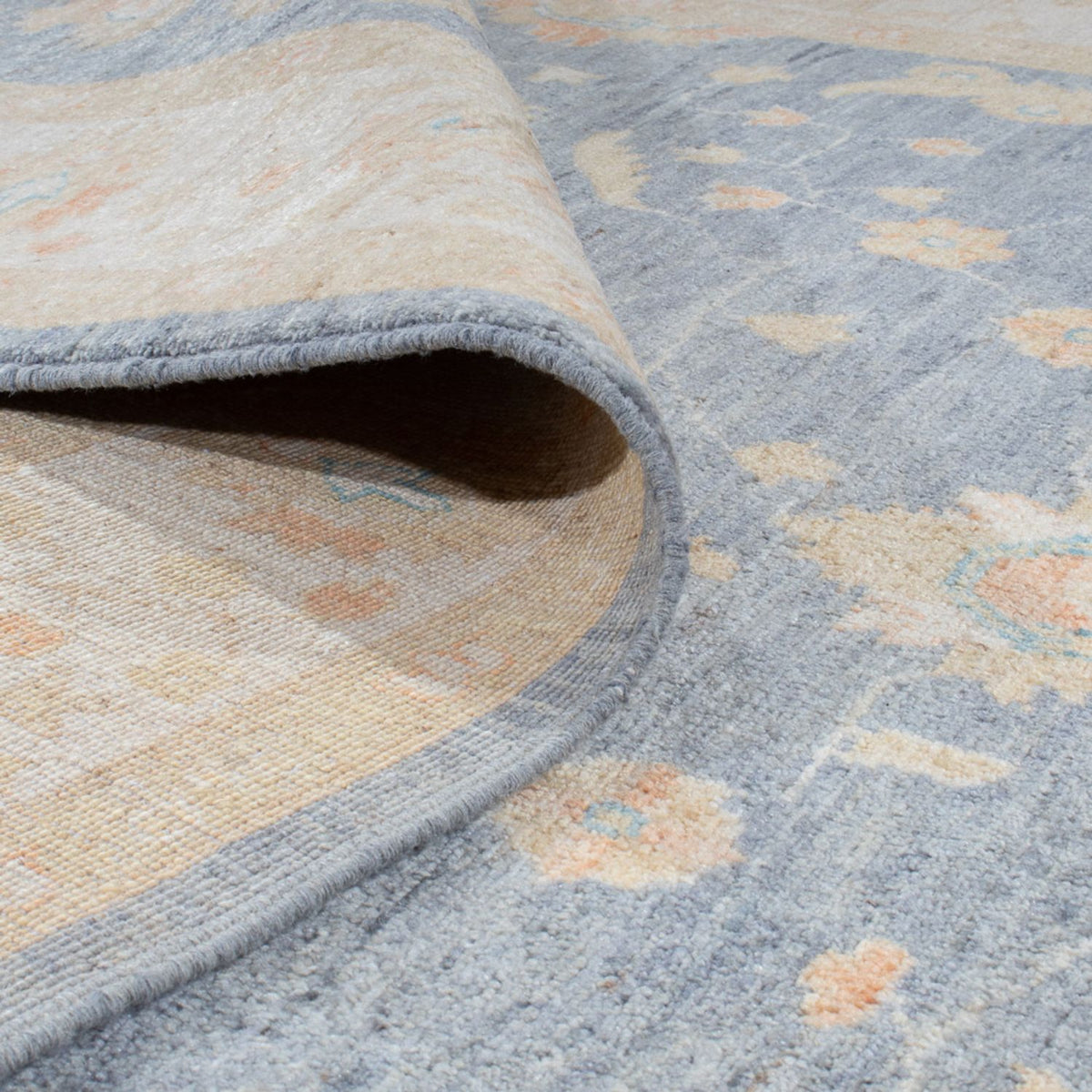 Tappeto Ziegler - 236 x 173 cm - blu mare