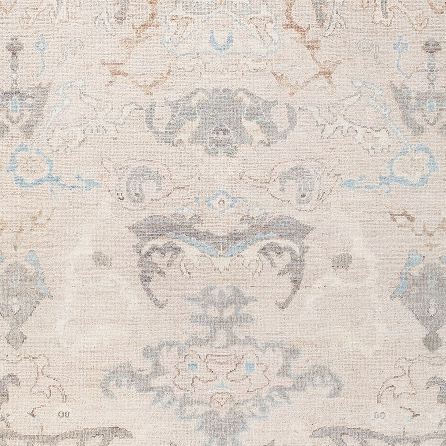 Tappeto Ziegler - Usak - 236 x 176 cm - grigio chiaro