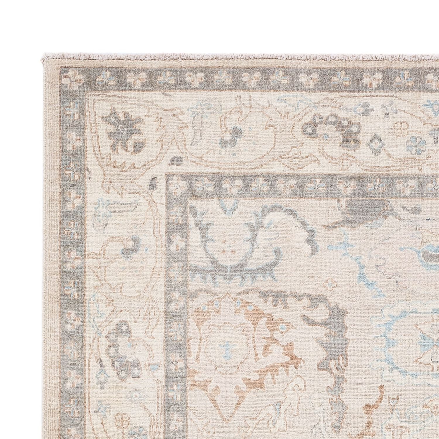 Tappeto Ziegler - Usak - 236 x 176 cm - grigio chiaro