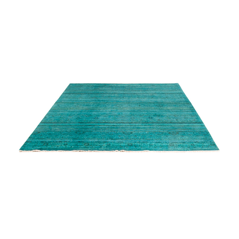 Tappeto Ziegler - Moderno - Vintage/Tinto di moda - 248 x 202 cm - turchese