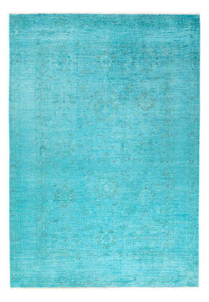 Tappeto Ziegler - Moderno - Vintage/Tinto di moda - 249 x 171 cm - turchese