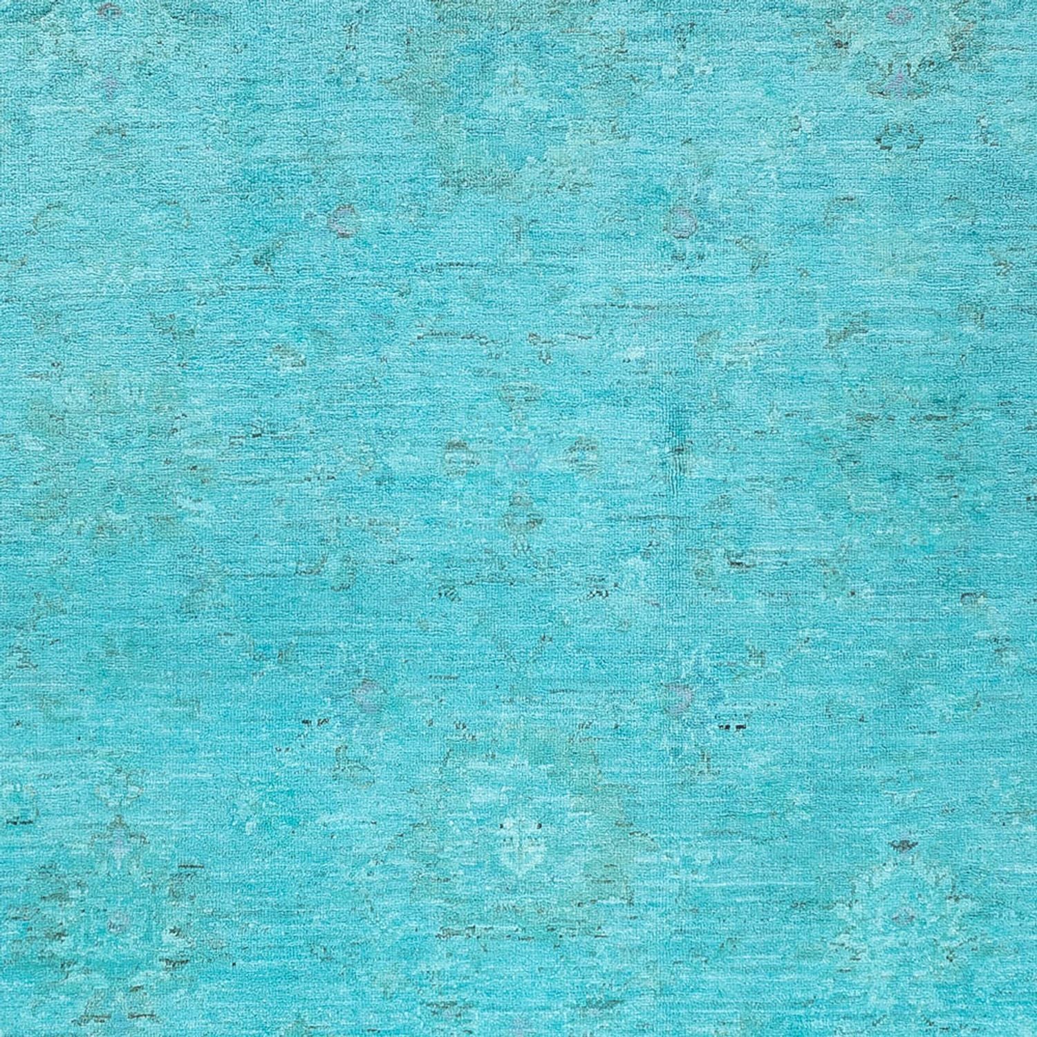 Tappeto Ziegler - Moderno - Vintage/Tinto di moda - 249 x 171 cm - turchese