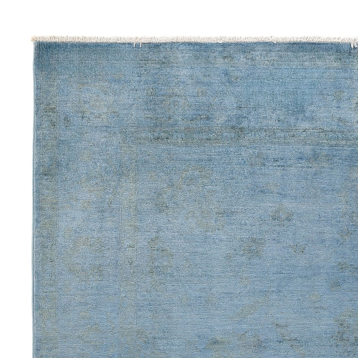 Tappeto Ziegler - Moderno - Vintage/Tinto di moda - 231 x 169 cm - blu mare