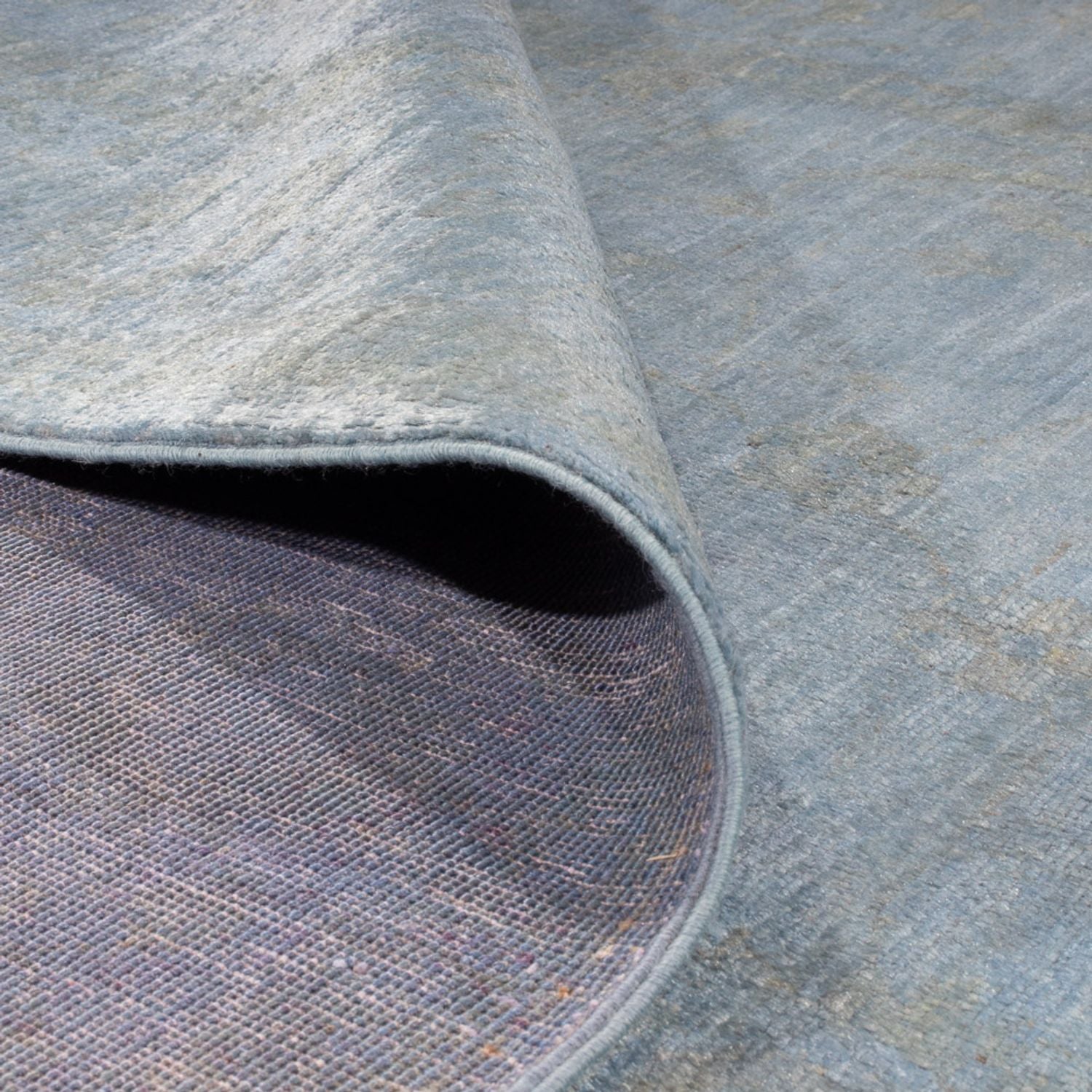 Tappeto Ziegler - Moderno - Vintage/Tinto di moda - 231 x 169 cm - blu mare
