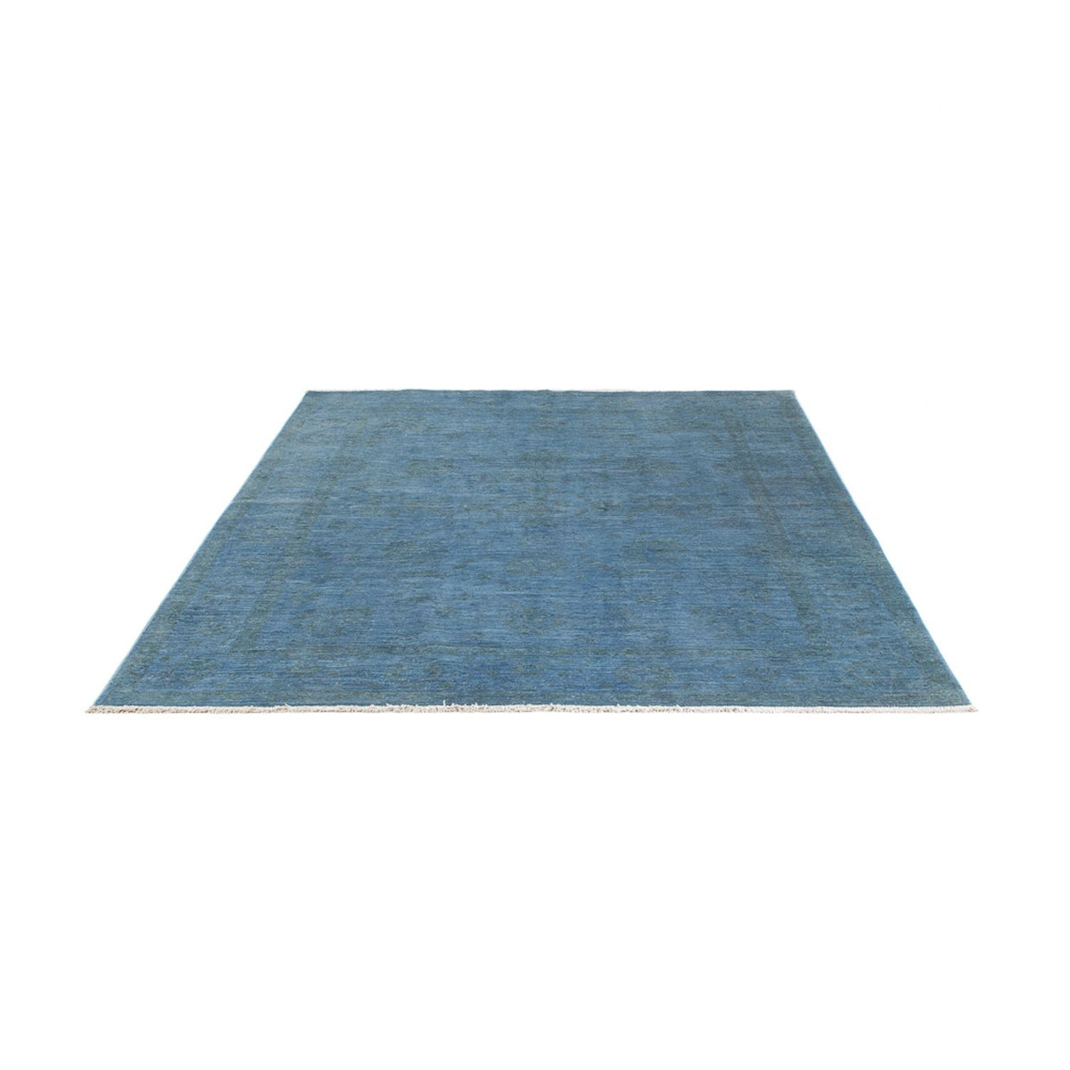 Tappeto Ziegler - Moderno - Vintage/Tinto di moda - 231 x 169 cm - blu mare
