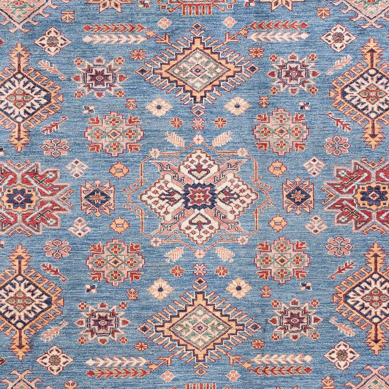 Tappeto Ziegler - Kazak - 300 x 244 cm - blu chiaro