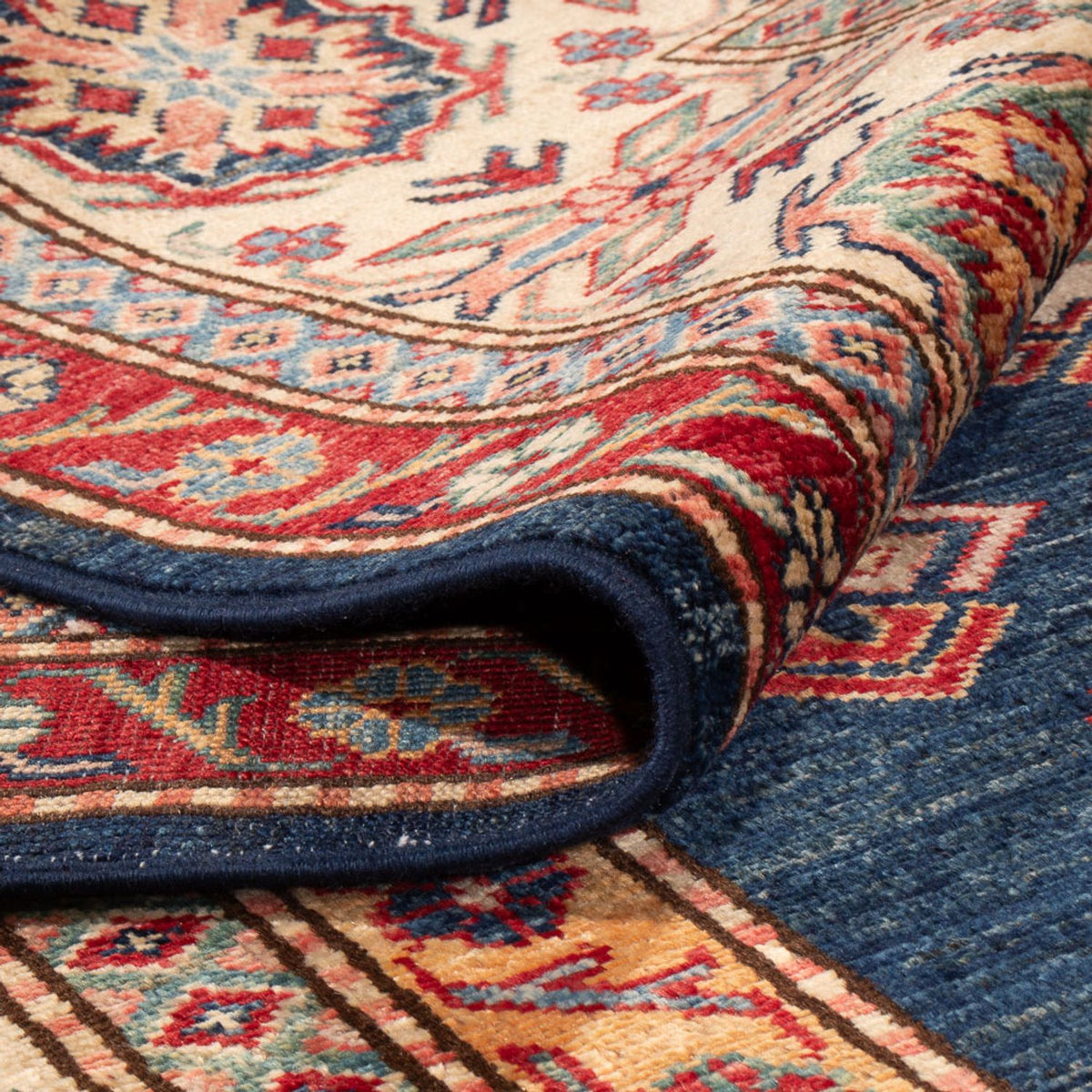 Tappeto Ziegler - Kazak - 297 x 244 cm - blu scuro