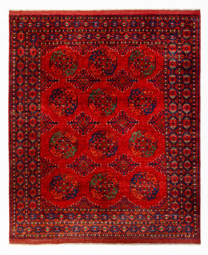 Tappeto afgano - 300 x 251 cm - rosso