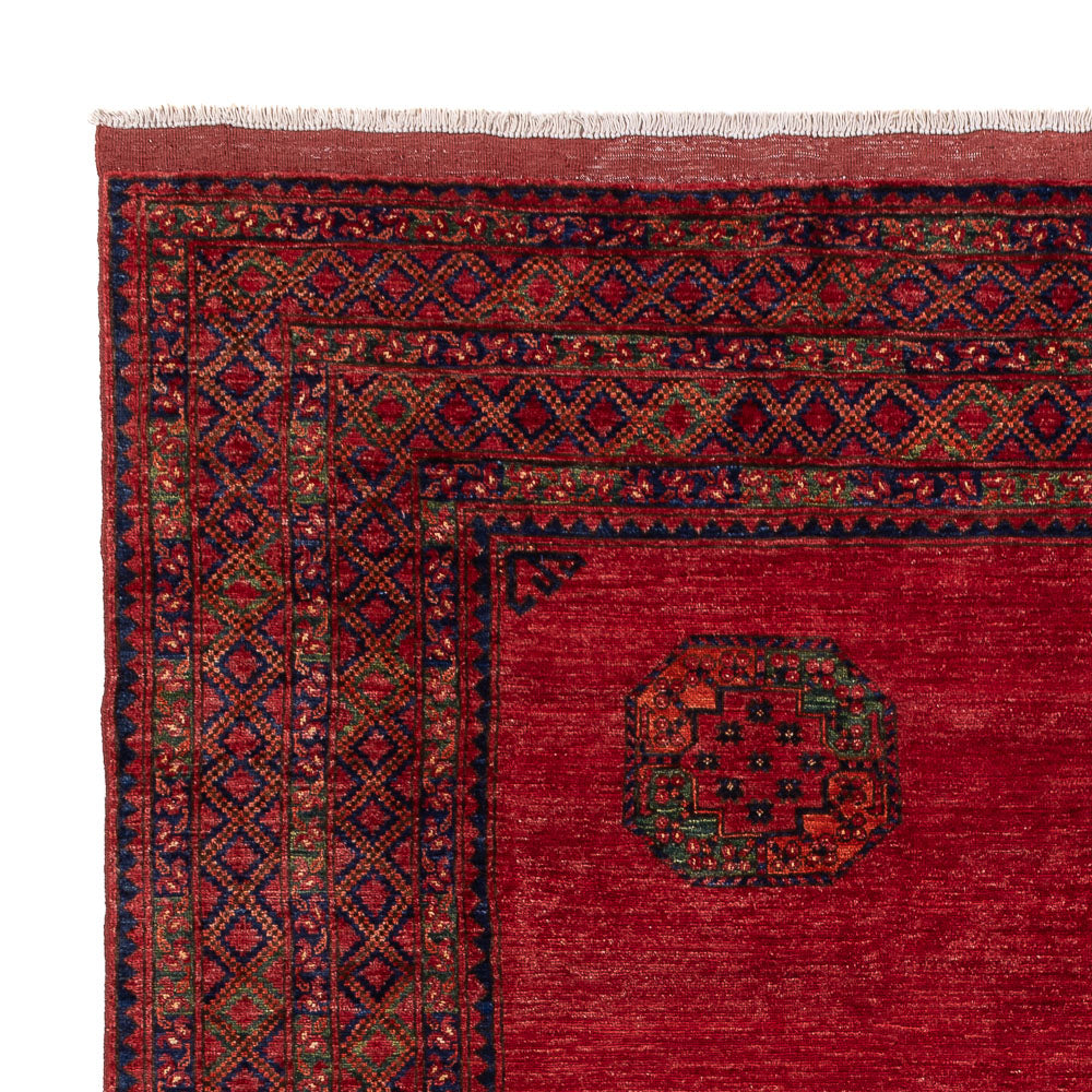 Tappeto afgano - Kunduz - 312 x 258 cm - rosso