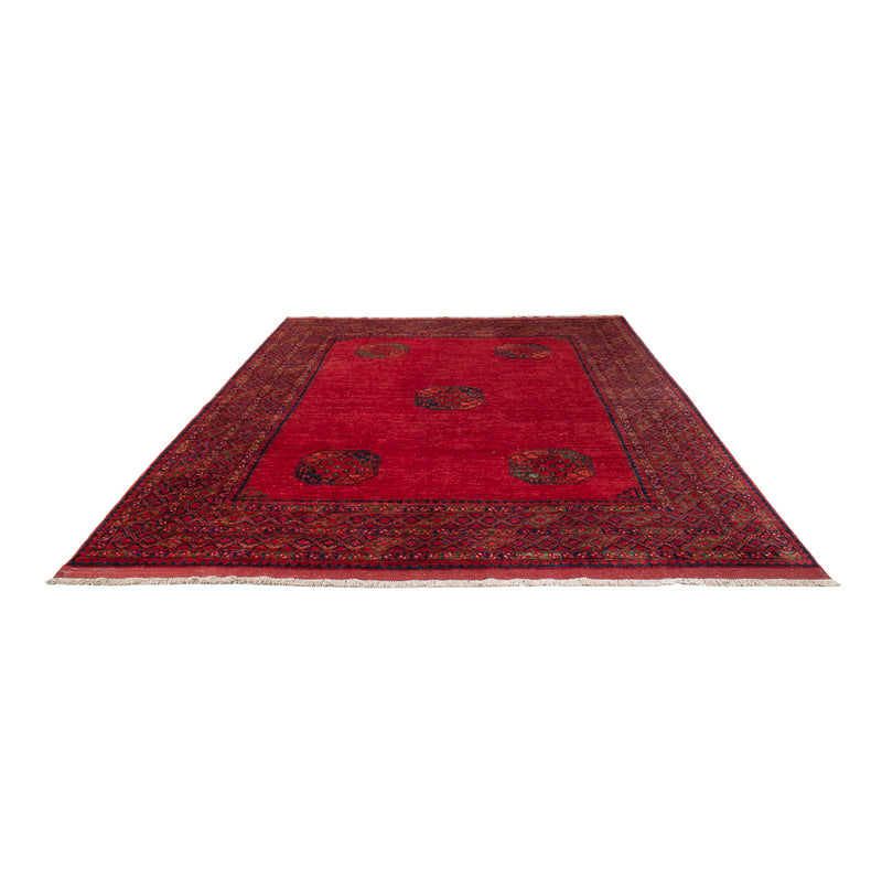 Tappeto afgano - Kunduz - 312 x 258 cm - rosso