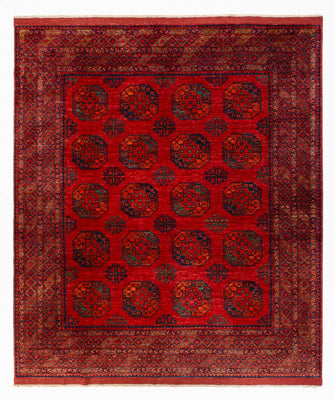 Tappeto afgano - 298 x 257 cm - rosso