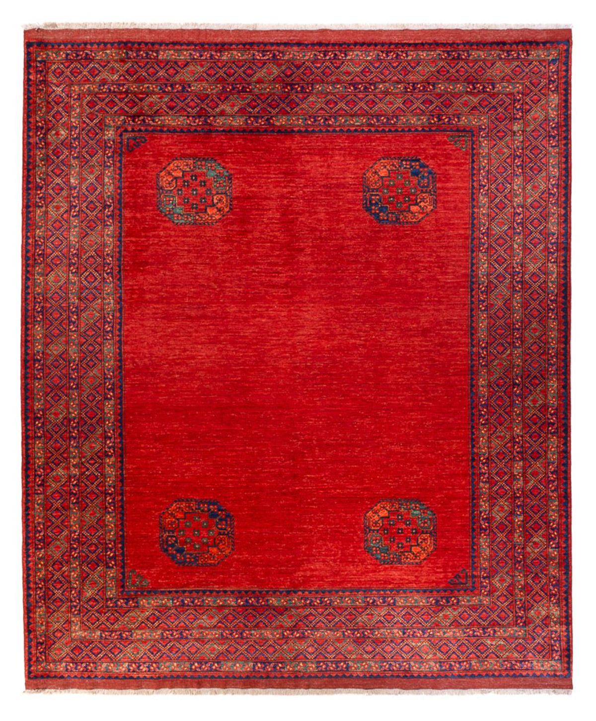 Tappeto afgano - 297 x 256 cm - rosso