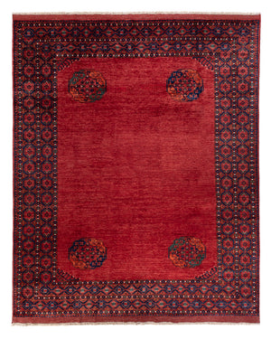 Tappeto afgano - Kunduz - 313 x 259 cm - rosso