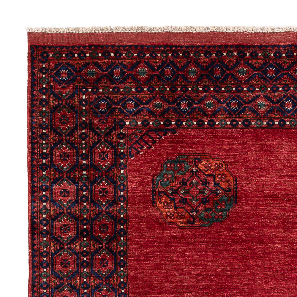 Tappeto afgano - Kunduz - 313 x 259 cm - rosso