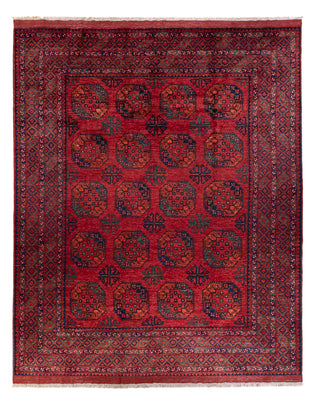 Tappeto afgano - Kunduz - 306 x 255 cm - rosso