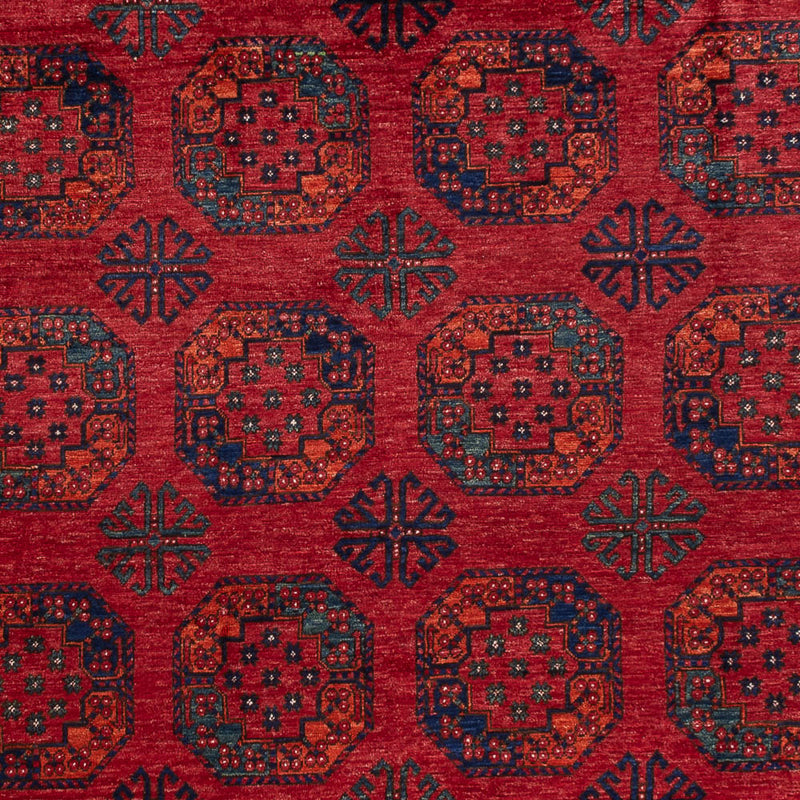 Tappeto afgano - Kunduz - 306 x 255 cm - rosso