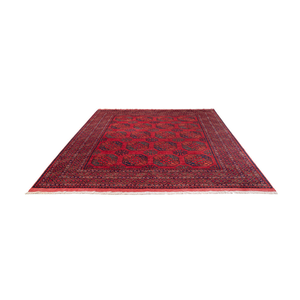 Tappeto afgano - Kunduz - 306 x 255 cm - rosso