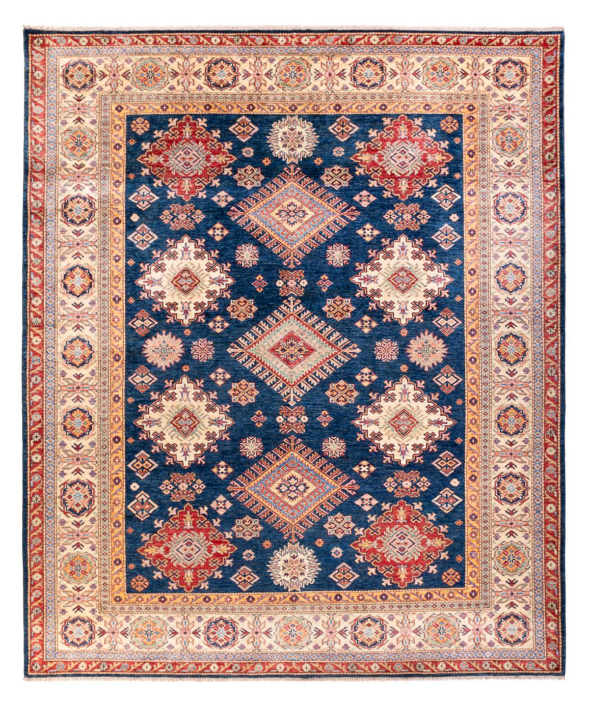 Tappeto Ziegler - Kazak - 301 x 246 cm - blu scuro