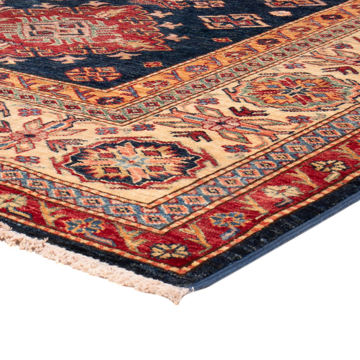 Tappeto Ziegler - Kazak - 301 x 246 cm - blu scuro