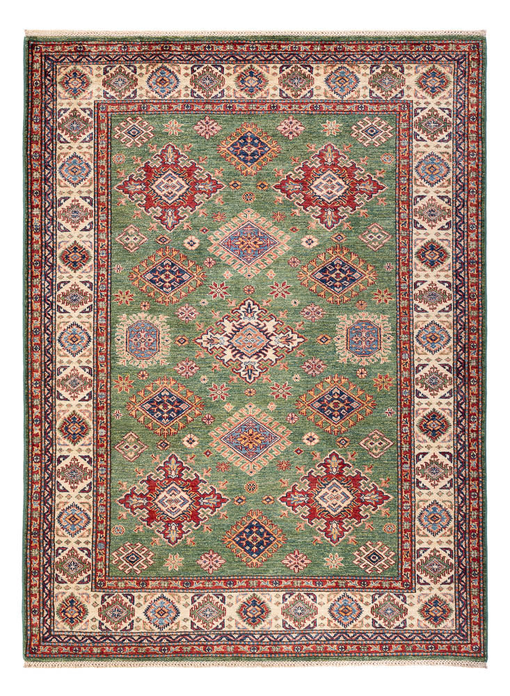 Tappeto Ziegler - Kazak - 203 x 150 cm - verde chiaro