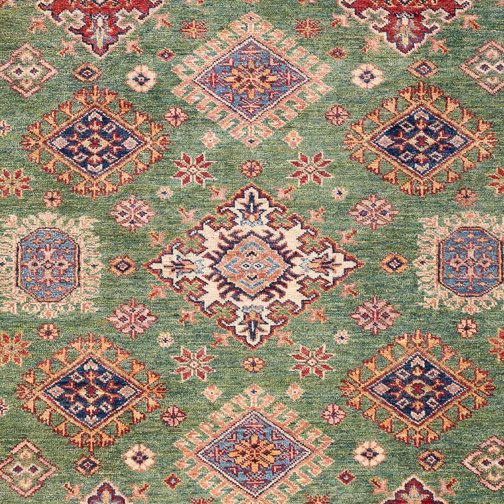 Tappeto Ziegler - Kazak - 203 x 150 cm - verde chiaro