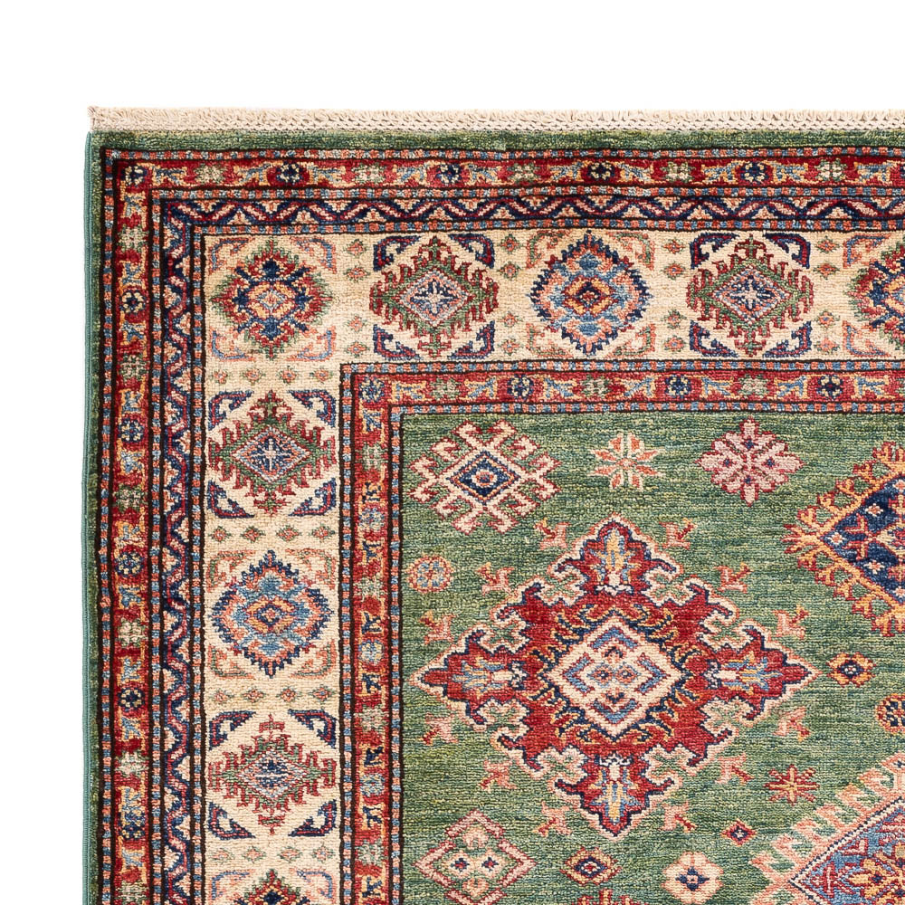 Tappeto Ziegler - Kazak - 203 x 150 cm - verde chiaro