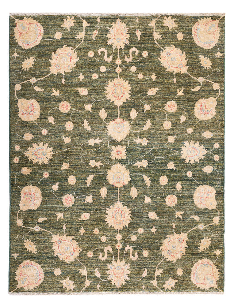 Tappeto Ziegler - Moderno - 200 x 151 cm - verde oliva