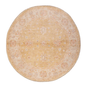 Tappeto Ziegler rotondo  - 150 x 146 cm - beige chiaro