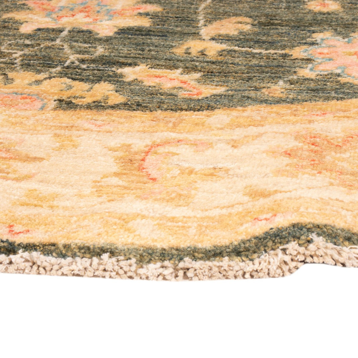 Tappeto Ziegler rotondo  - 154 x 150 cm - verde